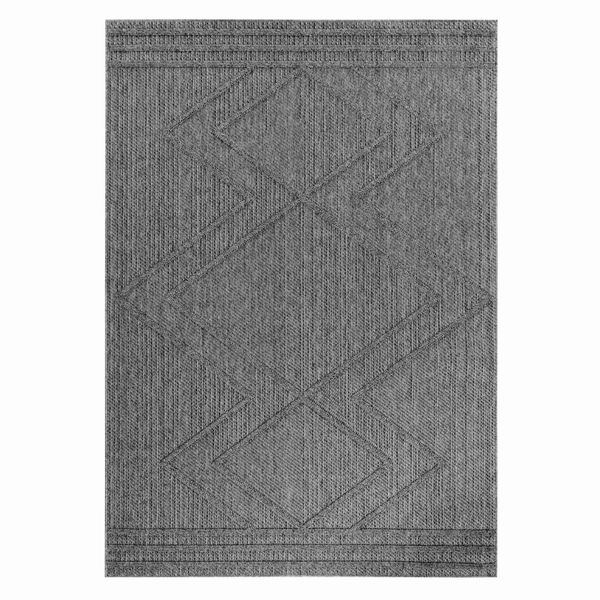 Teppich Outdoor Imst In Grau, Im Boho-Stil, Aus Polypropylen, 160 X 230 Cm-image