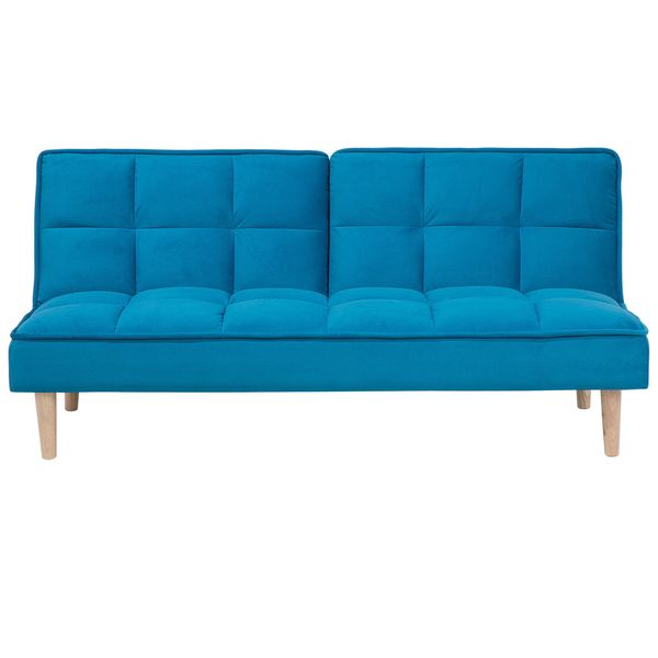 3-SITZER-SCHLAFSOFA Polyester Blau Siljan-image