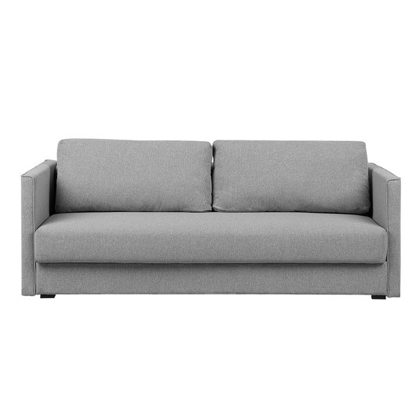 3-SITZER-SCHLAFSOFA Polyester Grau Eksjo-image