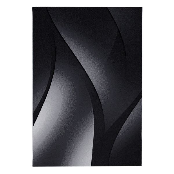 Teppich Kurzflor Inn In Schwarz, Mit Farbverlauf, 200 X 290 Cm-image