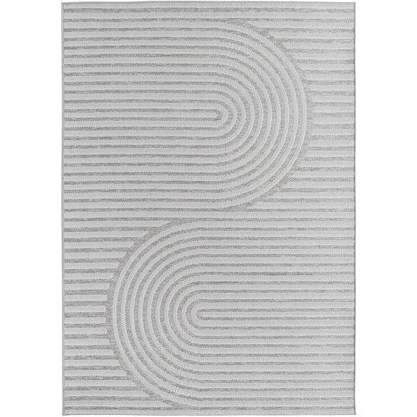 Teppich Outdoor Ventoux In Grau, Im Boho-Stil, 120 X 170 Cm-image