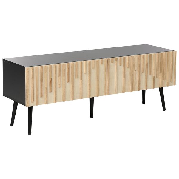 TV-MÖBEL Heller Holzfarbton/Schwarz Dalcross-image