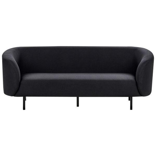 3-SITZER-SOFA Stoff Schwarz Loen-image