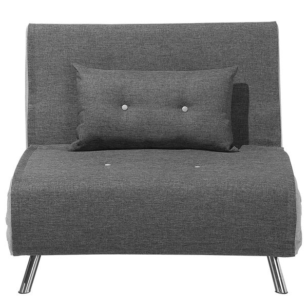 1-SITZER-SCHLAFSOFA Polyester Grau Farris-image
