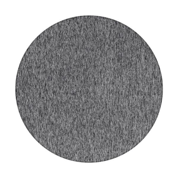 Teppich Kurzflor Ammer In Grau, Einfarbig, Ø 200 Cm-image
