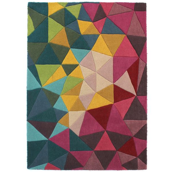 Wollteppich Derwent, Geometrisch, Bunt, 200 X 290 Cm-image