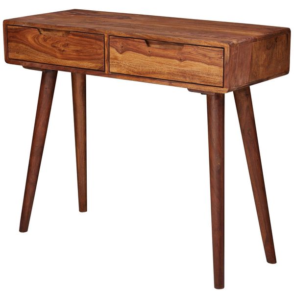Konsolentisch – Massivholz, 90 Cm, Handgefertigt, Landhausstil-image