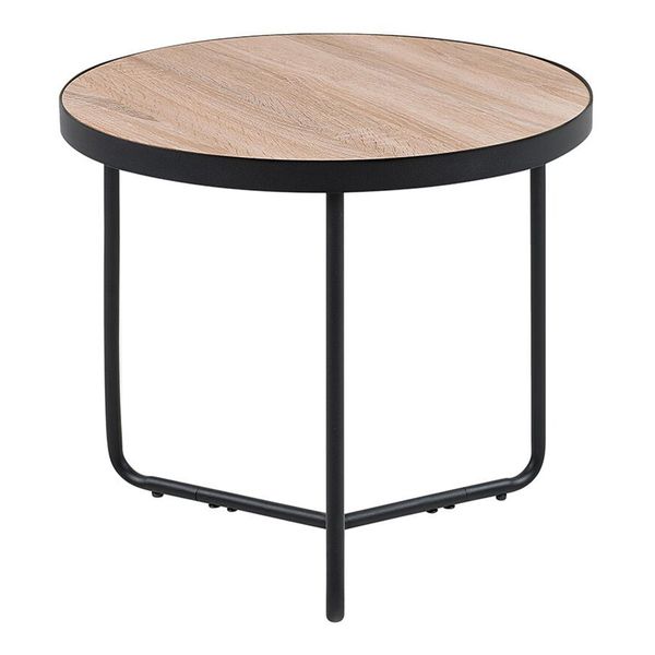 Beistelltisch Heller Holzfarbton/Schwarz 50Cm Melody-image