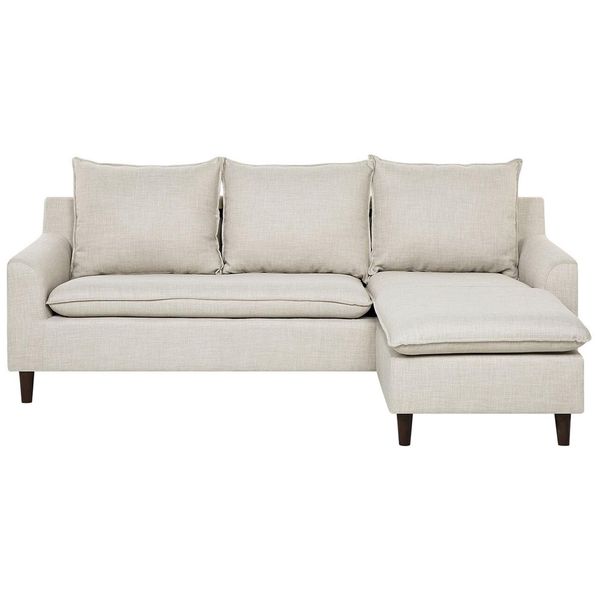 Ecksofa Polsterbezug Beige Elvenes-image