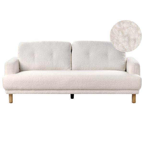 3-SITZER-SOFA Bouclé Weiß Tuve-image