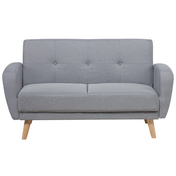 2-SITZER-SCHLAFSOFA Polyester Grau Florli-image