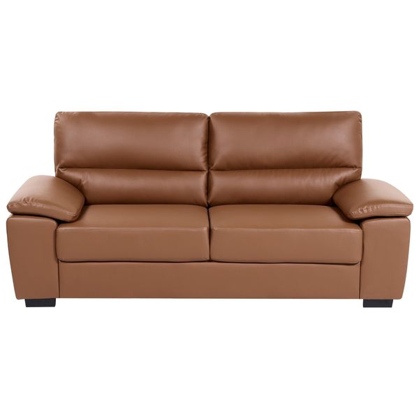 3-SITZER-SOFA Kunstleder Goldbraun Vogar-image