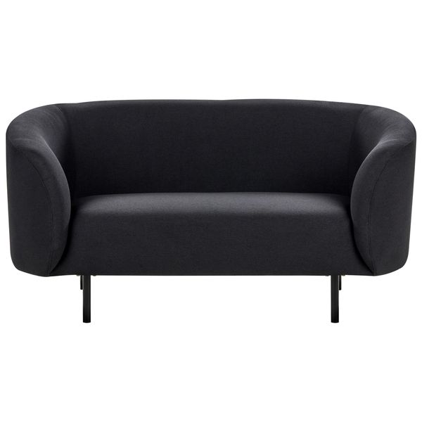 2-SITZER-SOFA Stoff Schwarz Loen-image
