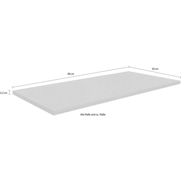 Einlegeboden Rauch "Rauch Stauraum-Erweiterung FüR DrehtüRenschräNke", Beige (Leinenoptik Hell), B:98Cm H:2,2Cm T:50Cm, Holzwerkstoff, EinlegeböDen, Einlegeboden, Mehr Platz Im Kleiderschrank: 98 Cm Einlegeboden Von Rauch-image