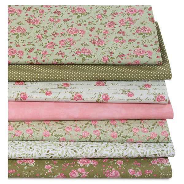 Patchwork- Und Quiltpaket "Rosenpracht", GrüN-Color-image