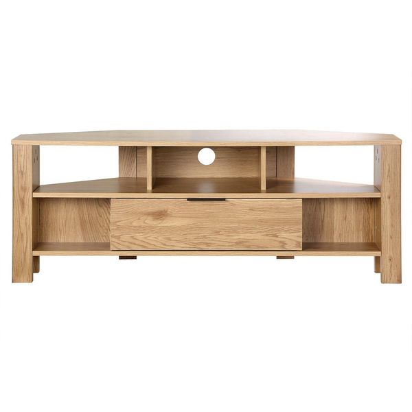 ECK-TV-MÖBEL 1 Schublade Eiche Dekor - L120 Cm-image