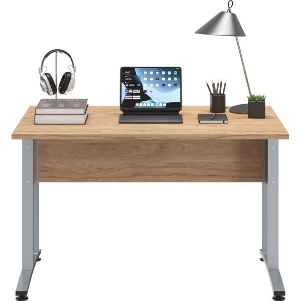 Schreibtisch Fmd "Calvi", Braun (Hickory), B:120Cm H:75Cm T:80Cm, Tische, Schreibtisch-image