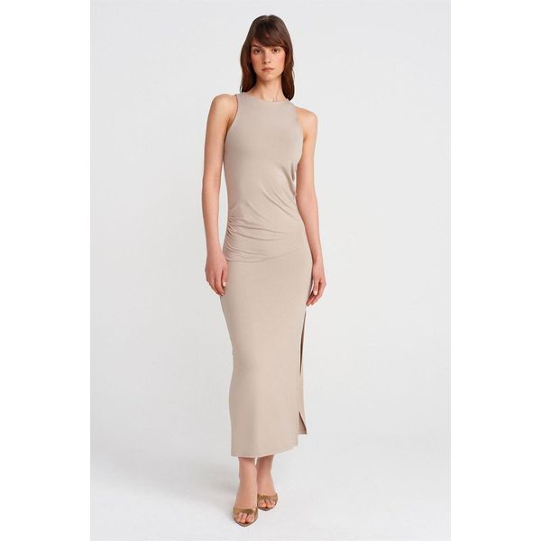 ÄRmelloses Bodycon-Maxikleid Mit Schlitz-image