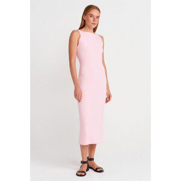 ÄRmelloses Midi Bodycon Kleid Mit Schlitz-image
