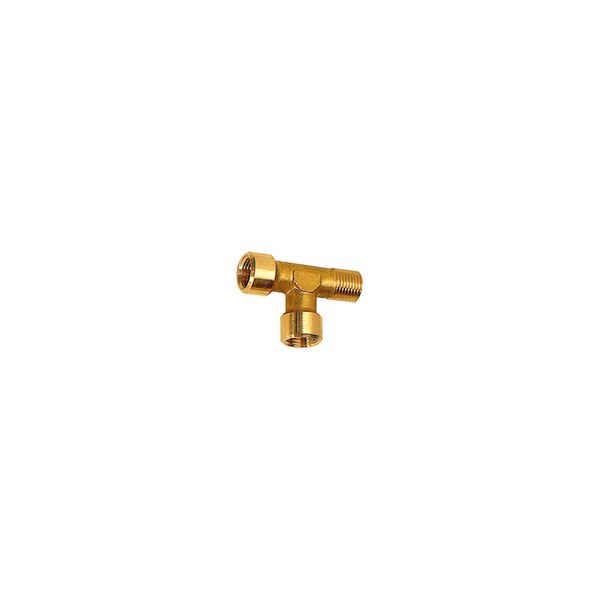 Riegler T-StüCk, Innen/Innen/AußEn, G/R 1/8, Sw 10, Messing Blank (254.71)-image