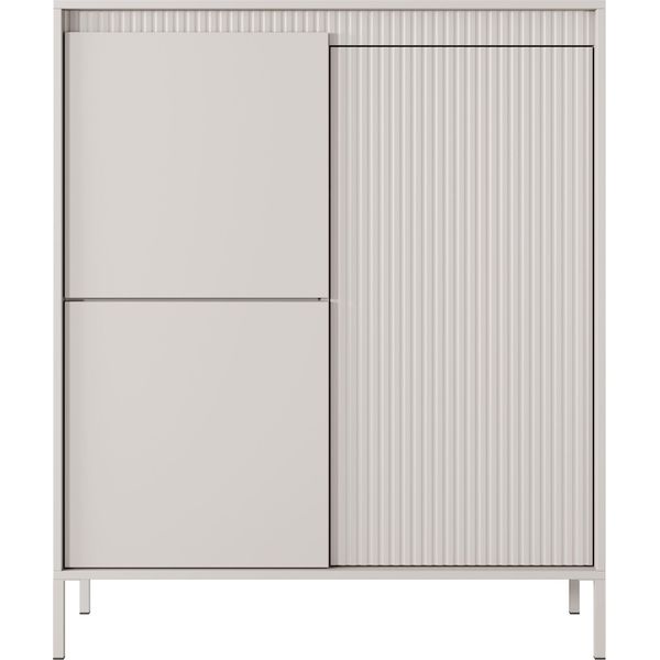 Highboard Cindy Beige 104/123/40 Cm-image