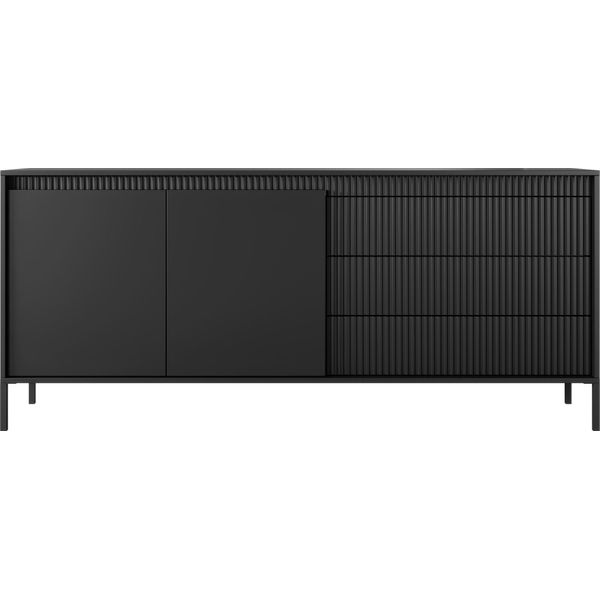 Sideboard Cindy In Schwarz 187/81/40 Cm-image