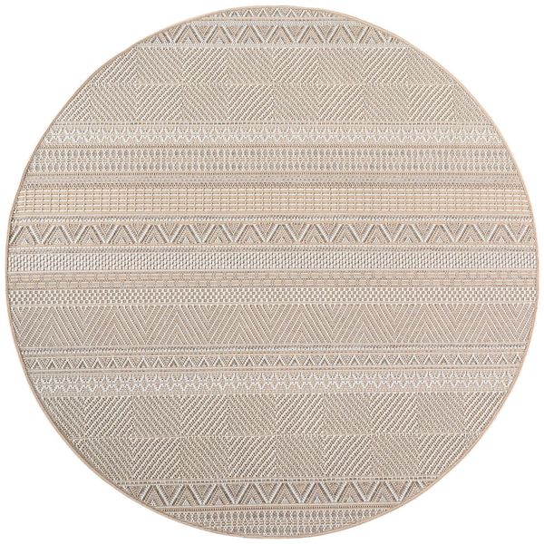 Teppich Outdoor Ventoux In Beige, Im Ethno-Stil, Ø 160 Cm-image