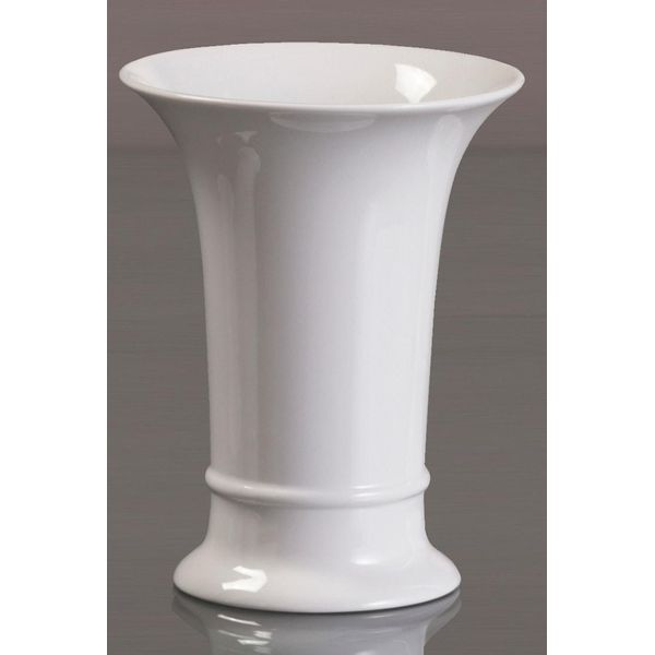 Dekovase Kaiser Porzellan "Trompete", Weiß, B:10Cm H:15Cm T:10Cm, Porzellan, Vasen-image