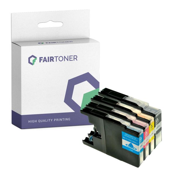 4Er Multipack Set Kompatibel FüR Brother MFC-J 825 Dw (LC-1240) Druckerpatronen-image