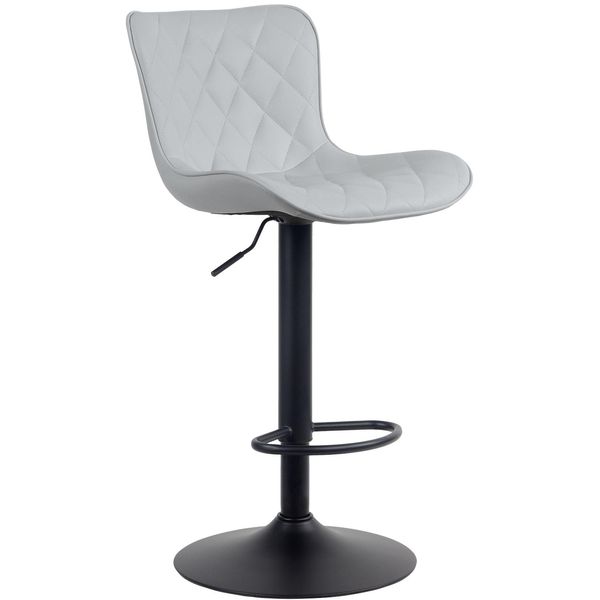 CLP Barhocker Emma Kunstleder Farbe:Grau;Material:Kunstleder-image