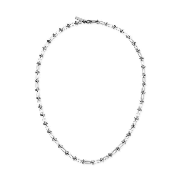 Gliederkette Liebeskind Berlin "Urban Chic", Edelstahlfarben, Halsketten, Damen, Edelstahl, L: 50 B: 5Mm, Gliederkette, B:5Mm-image