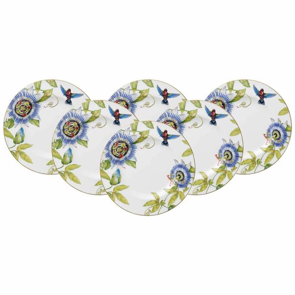 Speiseteller Villeroy & Boch "Speiseteller Amazonia ø 27,7 Cm 6Er Set Bunt", Bunt, B:27,7Cm H:2,1Cm L:27,7Cm T:27,7Cm Ø:27,7Cm, Speiseteller, Speiseteller, SpüLmaschinenfest-image