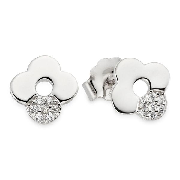 Paar Ohrstecker "Schmuck Geschenk Silberohrringe", Silberfarben, Kristallweiß, Kristallweiß, Aniston Jewelry & Watches, Ohrringe, Damen, 10,9Mm, Silber 925 (Sterlingsilber), Mit Zirkonia (Synth.)-image
