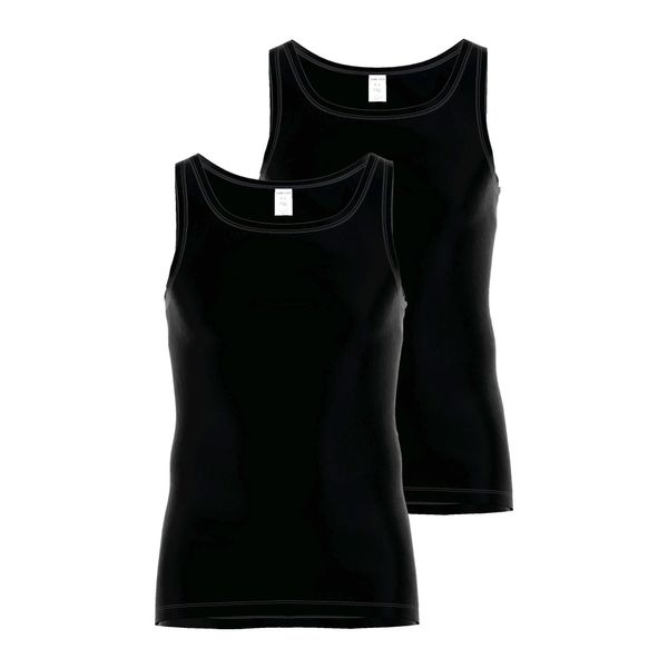 Unterhemd Ammann "2Er Pack Unterhemd Day Classic", Herren, Gr. 8, N-Gr, Schwarz, Obermaterial: 100% Baumwolle Co., Unterhemden Unterhemd-image
