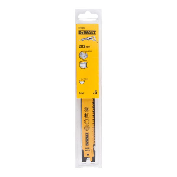 Dewalt SäBelsäGeblatt BIM Uni 203 Mmk DT2406-QZ)-image