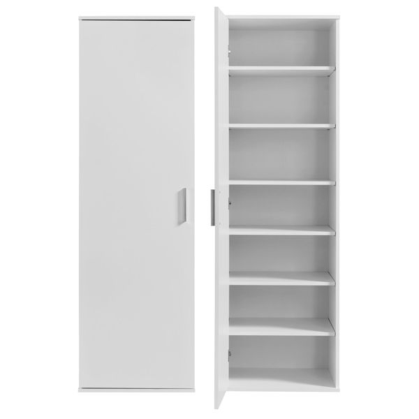 Mehrzweckschrank Procontour "Haushaltsschrank Clara", Weiß, B:50Cm H:167Cm T:52Cm, SchräNke, Mehrzweckschrank-image