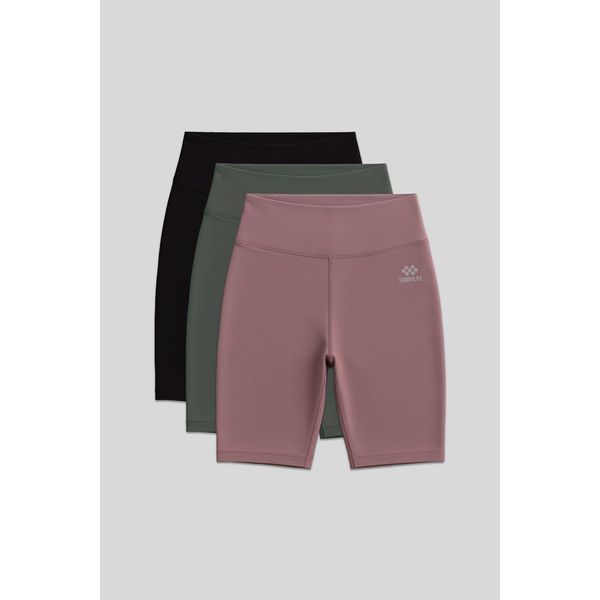 Kurze High-Waist Slim-Fit Sport Leggings-image
