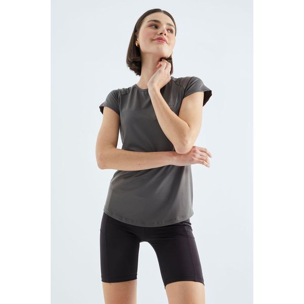 Damen T-Shirt Mit Kurzen ÄRmeln Und Rundhalsausschnitt-image