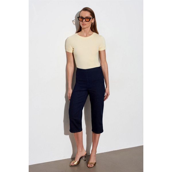Damen Slim Fit Rundhalsausschnitt T-Shirt-image