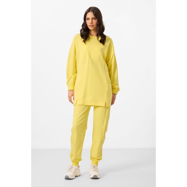 Oversized Fleece-Trainingsanzug Mit Sweatshirt Und Hose-image
