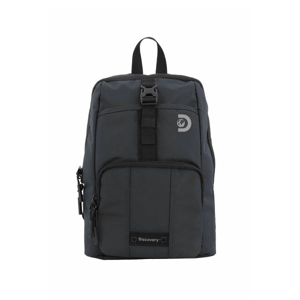 Cityrucksack Discovery "Shield", Gr. B/H/T: 29Cm, Schwarz, Kunstfaser, Unifarben, RucksäCke Cityrucksack, Mit Einem FassungsvermöGen Von 10 Litern-image
