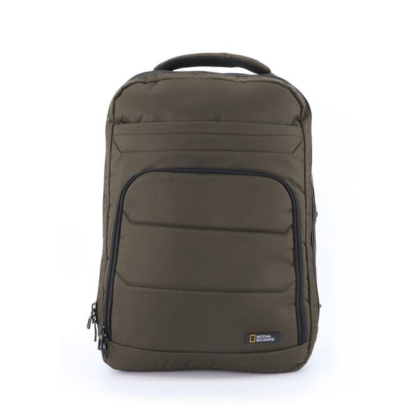 Cityrucksack National Geographic "Pro", Herren, Gr. B/H/T: 31Cm, GrüN (Khaki), Nylon, RucksäCke Cityrucksack, Mit Vielen Funktionen-image