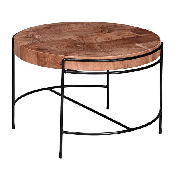 Wohnling WL6.174 Couchtisch Akazie 62 Cm X 62 Cm X 40 Cm-image
