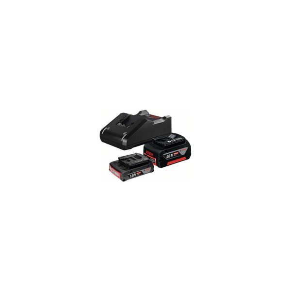 Bosch Starter-Set: 1X Gba 18V 2,0Ah + 1X Gba 18V 4,0Ah + Gal 18V-40 (1600A01ZS9)-image