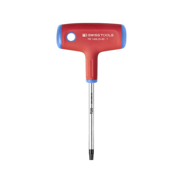 Pb Swiss Tools Schraubendreher FüR Tx, Mit Quergriff, Tx-Profil: TX25 (625201 TX25)-image
