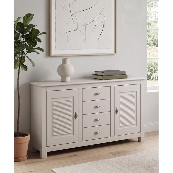 Sideboard Otto Home "Rauna", Kaschmir, Bei, B:150Cm H:84Cm T:37Cm, Massivholz, Sideboards, Sideboard, Kommode, Fsc-Zertifiziertes Massivholz, Breite 150 Cm-image