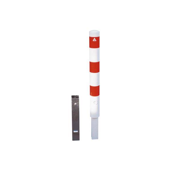 Schake Absperrpfosten Typ 491F, Herausnehmbar, Ø 102Mm + Dreikantverschluß, Feuerverzinkt)-image
