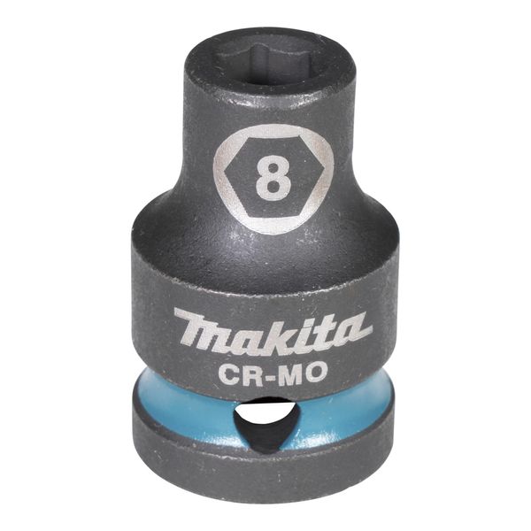 Makita Schlagnuss 1/2", SW8, Kurz, Impact Black (E-16047)-image