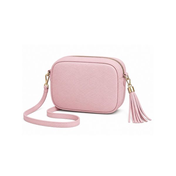 UmhäNgetasche "Meran", Damen, Gr. B/H/T: 21Cm X 15Cm X 7Cm Onesize, Rosa, Leder, Collezione Alessandro, Taschen UmhäNgetasche, Praktisch-Modische Leder Tasche-image