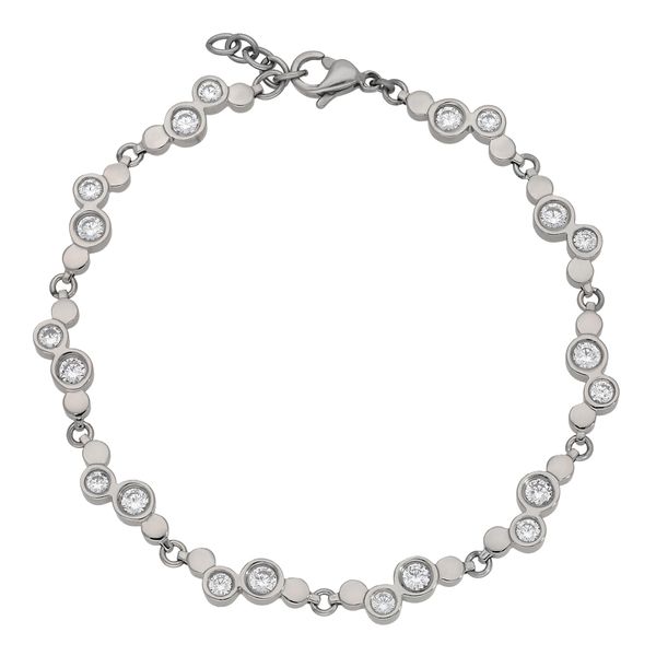 Armband Titania "Titanarmband", Silber (Silberfarben), ArmbäNder, Damen, Titan, Armband, Mit Zirkonia-image